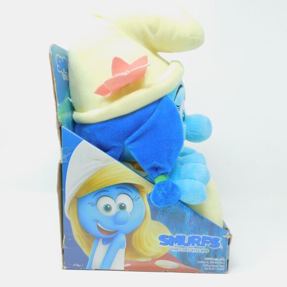 Smurfs The Lost Village Movie Jumbo Smurf Lily Plush Stuffed Kids Toy 21” - Picture 2 of 5